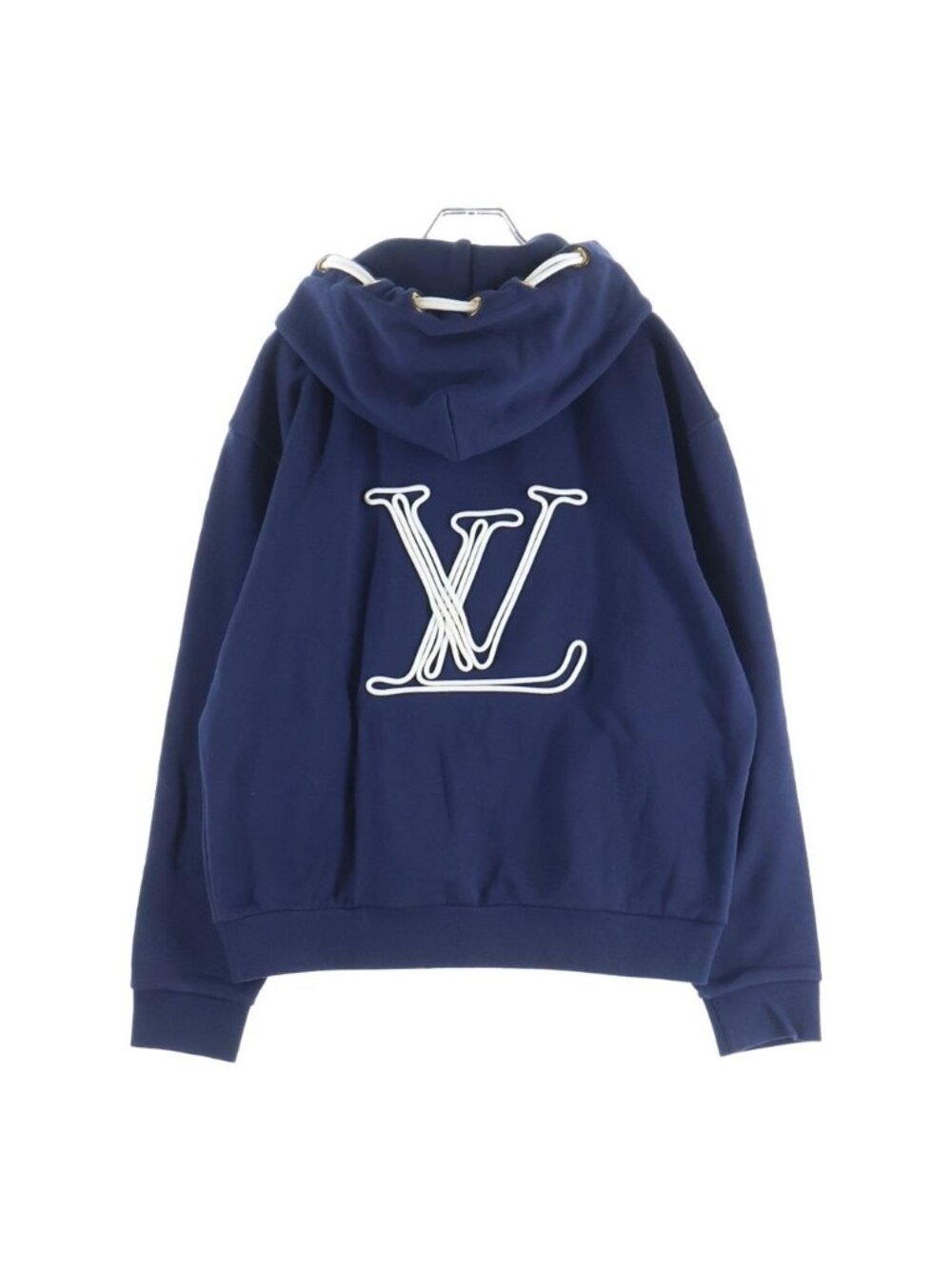 Louis Vuitton LV Nautical Rope Logo Pullover Hoodie Navy